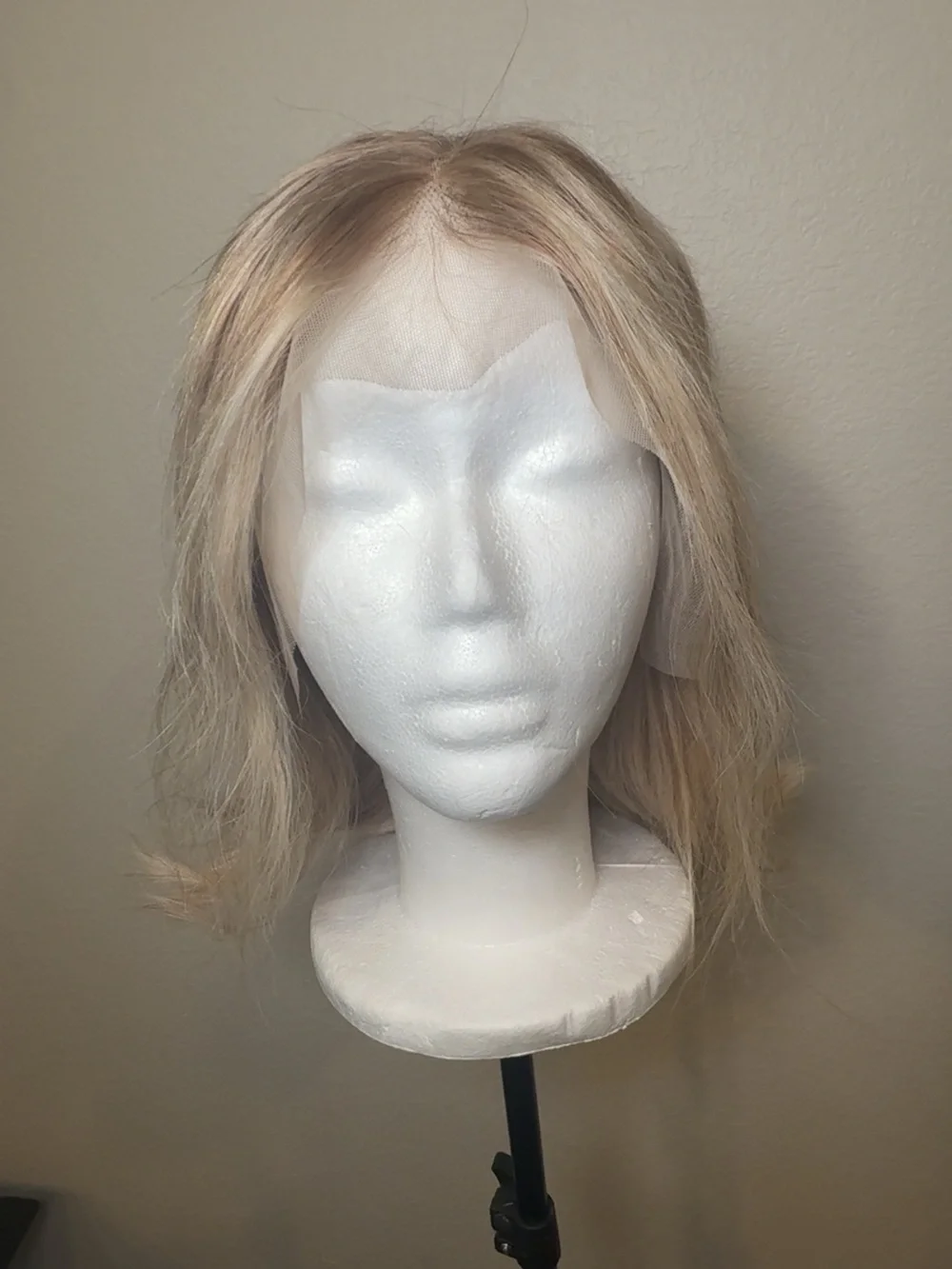Brown With Blonde Bob Lace Front Wigs Human Hair